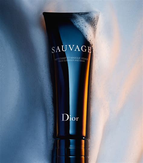 dior men skincare|Dior face cleanser and mask.